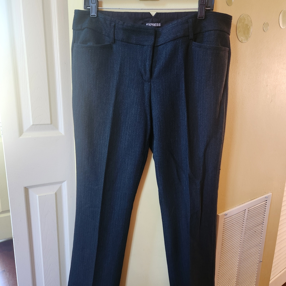 Express Women's Dark Gray Trousers